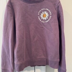 Jumping Beans Purple Sweatshirt Girls size 7